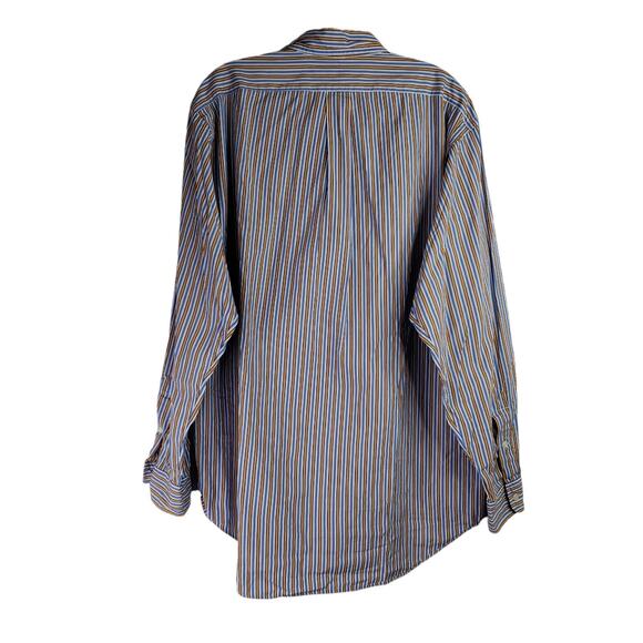 Polo Ralph Lauren Shirt Oxford Mens Large Multicolor Stripe LS Button Down - Picture 3 of 10